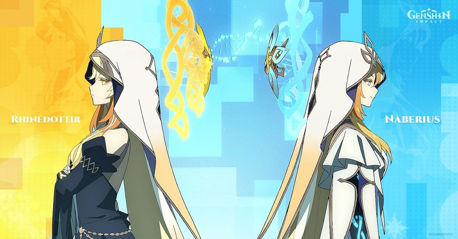 Rhinedottir and Naberius being the same being (Image via HoYoverse)